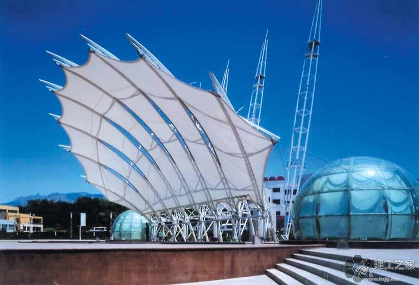 舒兰车棚膜结构网架